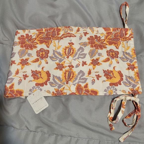 NWT Free People S Summer of Love Convertible Crop Bandeau Top in Natural - Picture 6 of 7